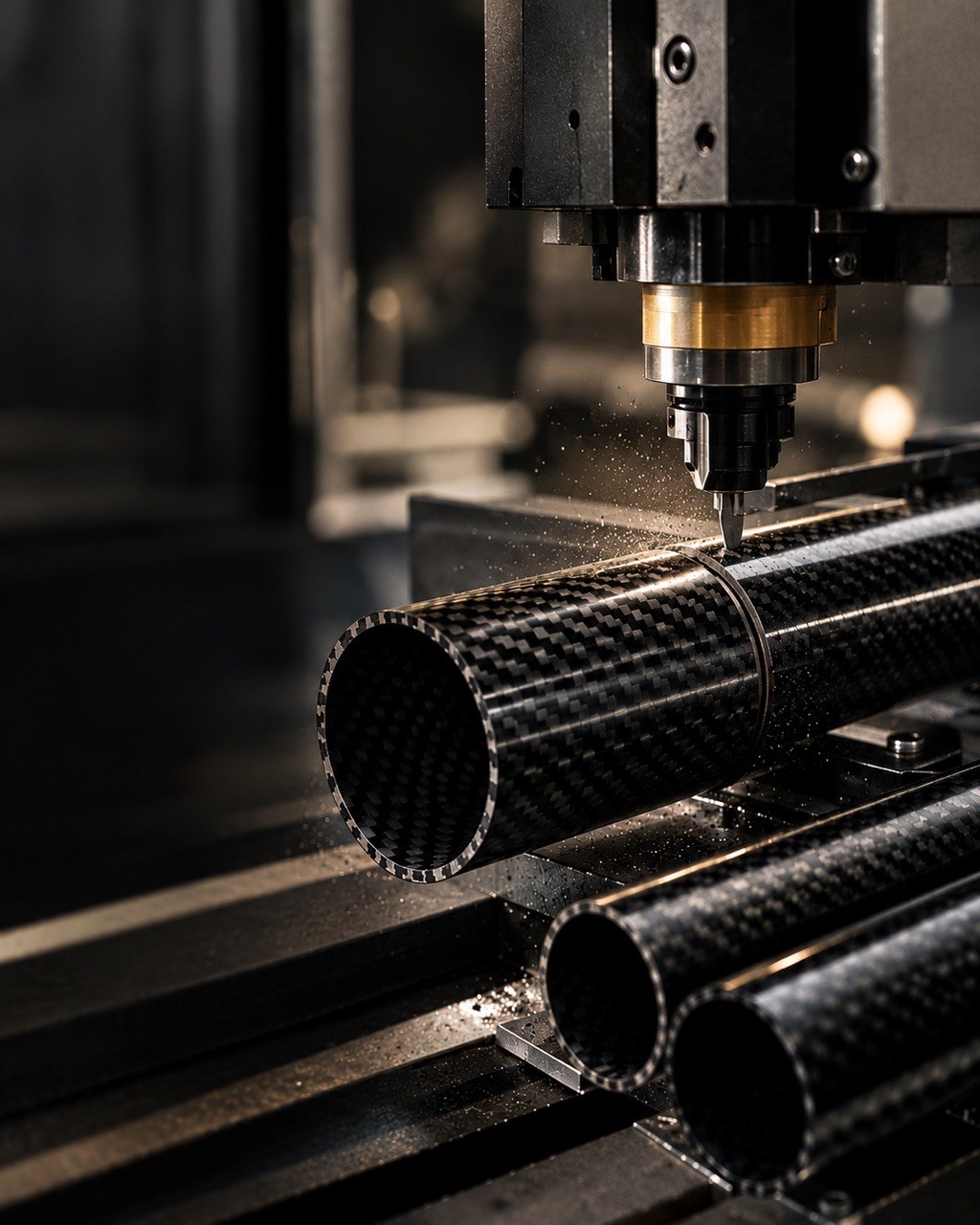 Точна CNC-обробка карбонових трубок